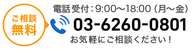 tel.03-6260-0801